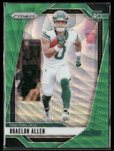 2024 Panini Prizm #311 Braelon Allen Neon Green Pulsar