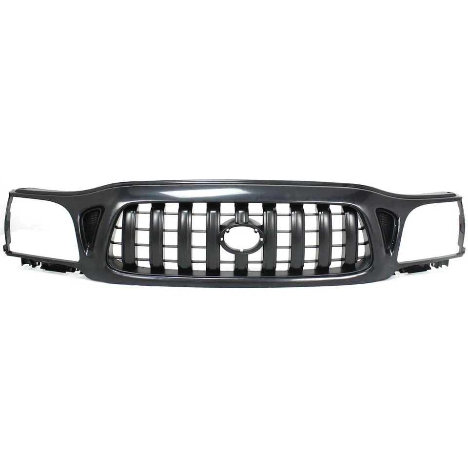 Front Grille Black & Headlights Assembly Kit For 2001-2004 Toyota Tacoma Foto 3 de 4