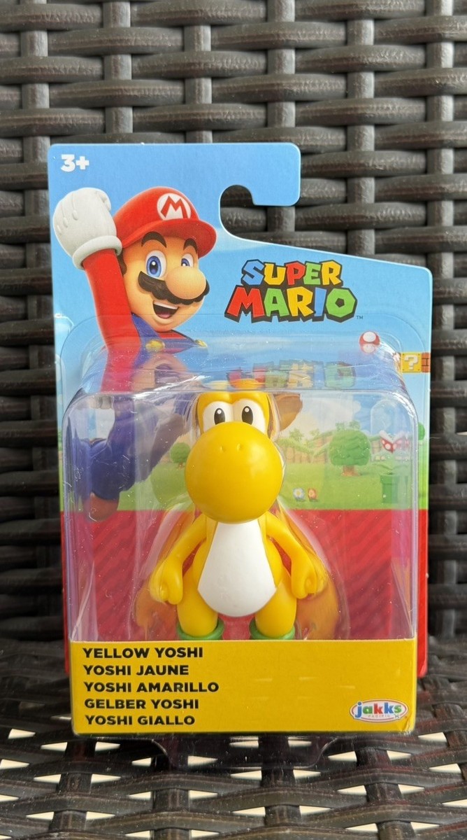 Yellow Yoshi Super Mario Nintendo Jakks Pacific 2.5