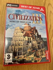 Sid Meier's Civilization III - Best of ATARI - PC CD-ROM Game Big Box