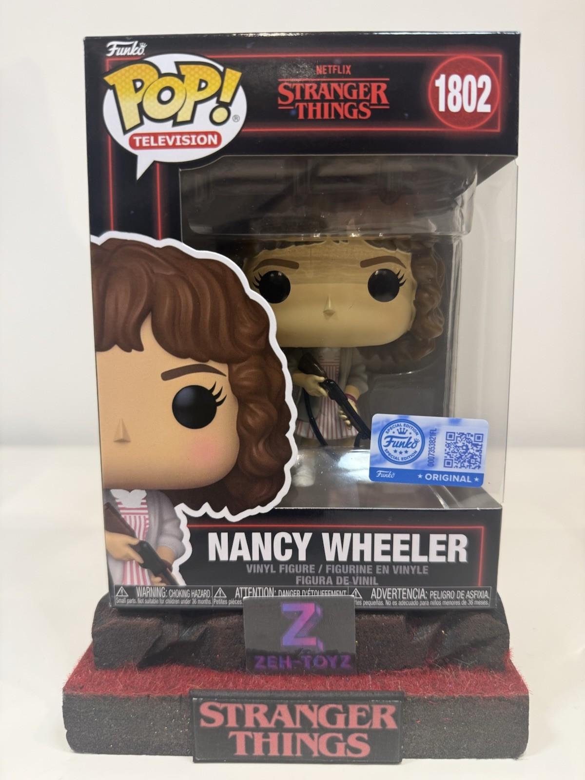 Funko Pop! Television Stranger Things Nancy Wheeler #1802 Special Edition