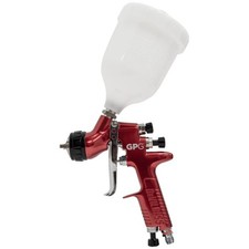DeVilbiss GPG1 Red Limited Edition All-Purpose 1.3mm Gravity Spray Gun with Cup