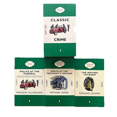 PENGUIN CLASSIC CRIME GIFT SET MARGERY ALLINGHAM MICHAEL INNES EDMUND CRISPIN