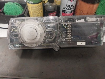 Gamewell FCI ASD-PL2FR Duct Detector with System Sensor DNR Housing. Used Works