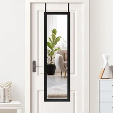 Americanflat 12x48 Over The Door Mirror - Hanging Full Length Mirrors with En...