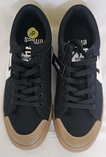 ETNIES Men Skateboard Shoes Size 9 Black OLLIE Style ETF23MVL043B