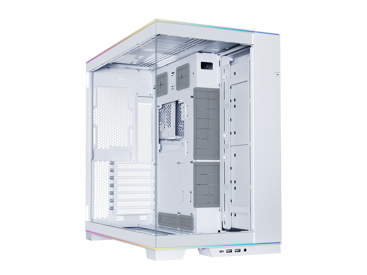 LIAN LI O11DERGBW O11 EVO RGB Белый Алюминий Сталь закаленное стекло ATX Mid 31790₽