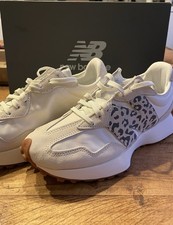 New Balance 327 Women's Trainers, WS327PJ, UK 6, Moonbeam, Moyen, Leopard, BNIB