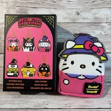 Loungefly Hello Kitty & Friends Halloween Costume Mini Backpack Keychain