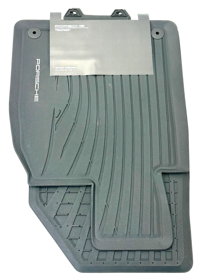 Alfombrillas de goma para todo tipo de clima Porsche 981 718 Boxster Cayman 991 981044800441E0 Foto 2 de 4