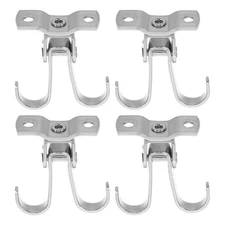 4 Pcs Swivel Hook Heavy Duty Wall Hooks Ceiling Mount Hanger Boat Rigging