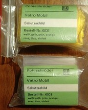 2 alte Packungen Vetro mobil Schutzschilder Pohlschr&ouml;der Nr. 6031