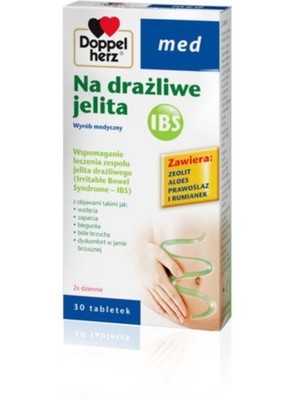 Doppelherz Med For Irritable Bowels 30 Tablets