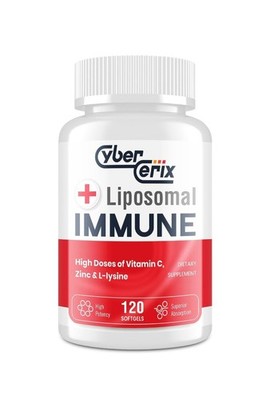 CyberCerix Advanced Liposomal Immune Supplement, Complex with L-Lysine 1,500mg