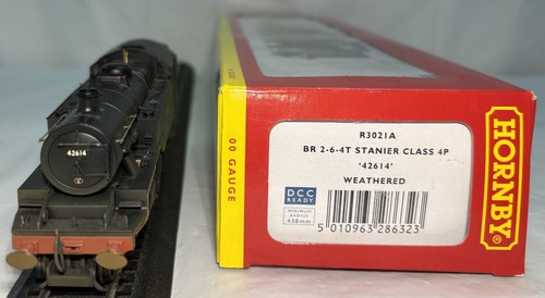 Hornby R3021A Clase 4P Stanier 2-6-4T 42614 BR negro con cresta tardía desgastado | Condition: New: Other (See Details)