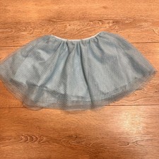 The Childrens Place Baby Girls Blue Sparkle Tulle Tutu Skirt Size 3T
