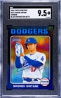 2024 Topps Heritage - Shohei Ohtani #371 Chrome Black Refractor /75 SGC 9.5