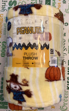 NWT PEANUTS HARVEST SNOOPY FALL 5ftx6ft Oversized Plush THROW The Big One