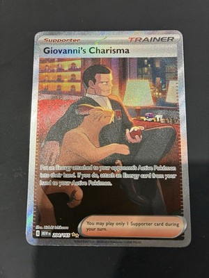 Giovanni's Charisma 204/165 Sv: Scarlet & Violet 151 Holo