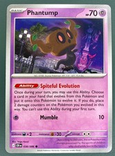 Phantump 38/86 - Common Regular - Chaos Rising- Pokemon Cards - English NM
