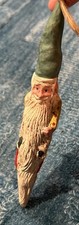 GNOME SANTA CLAUS CHRISTMAS TREE ORNAMENT 7.25  H