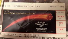 Penn State Vs Miami 1987 Fiesta Bowl National Championship Game Ticket