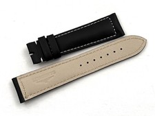 Watch Strap Longines Real Leather Black 21/18mm Handmade Good Quality New