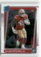 2021 Donruss Optic #291 Elijah Mitchell RC