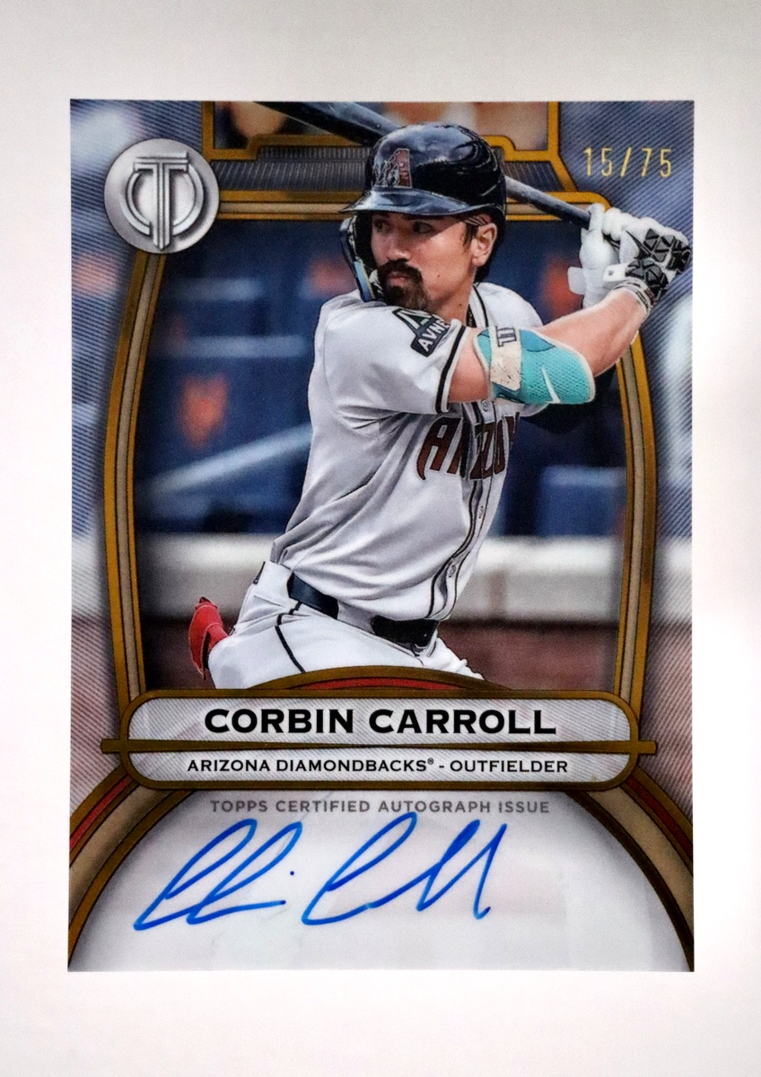 2025 Topps Tribute Corbin Carroll Auto /75 Diamondbacks TA-CCA SP