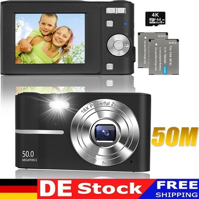 Digitalkamera Fotokamera 50M Fotoapparat 16X Digitalzoom Digicam Kamera Camera