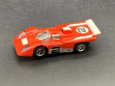 Aurora AFX Ho Slot Car No. 1905 Red & White #2 Ferrari 512M (L33)