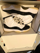 Jordan Air Jordan 11 Retro GS White/Black/Gold Kids 5Y 378038-170