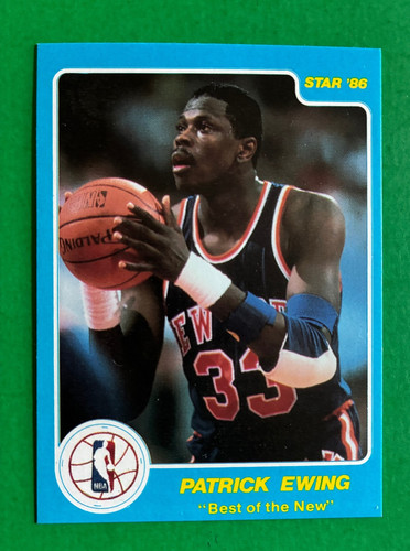 Patrick Ewing 1986 Star Best of the New Old card