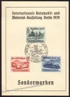 Germany 1939 WWII Volkswagen / Porsche Set FDC Cover 116384