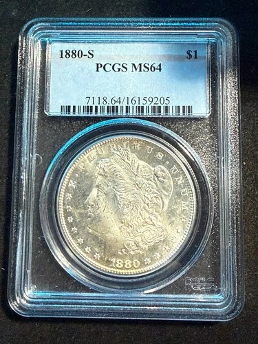 1879 S MORGAN DOLLAR PCGS MS64 205
