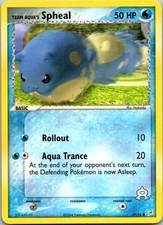 Team Aqua's Spheal Common Team Magma vs Team Aqua 57/95 LP on eBay