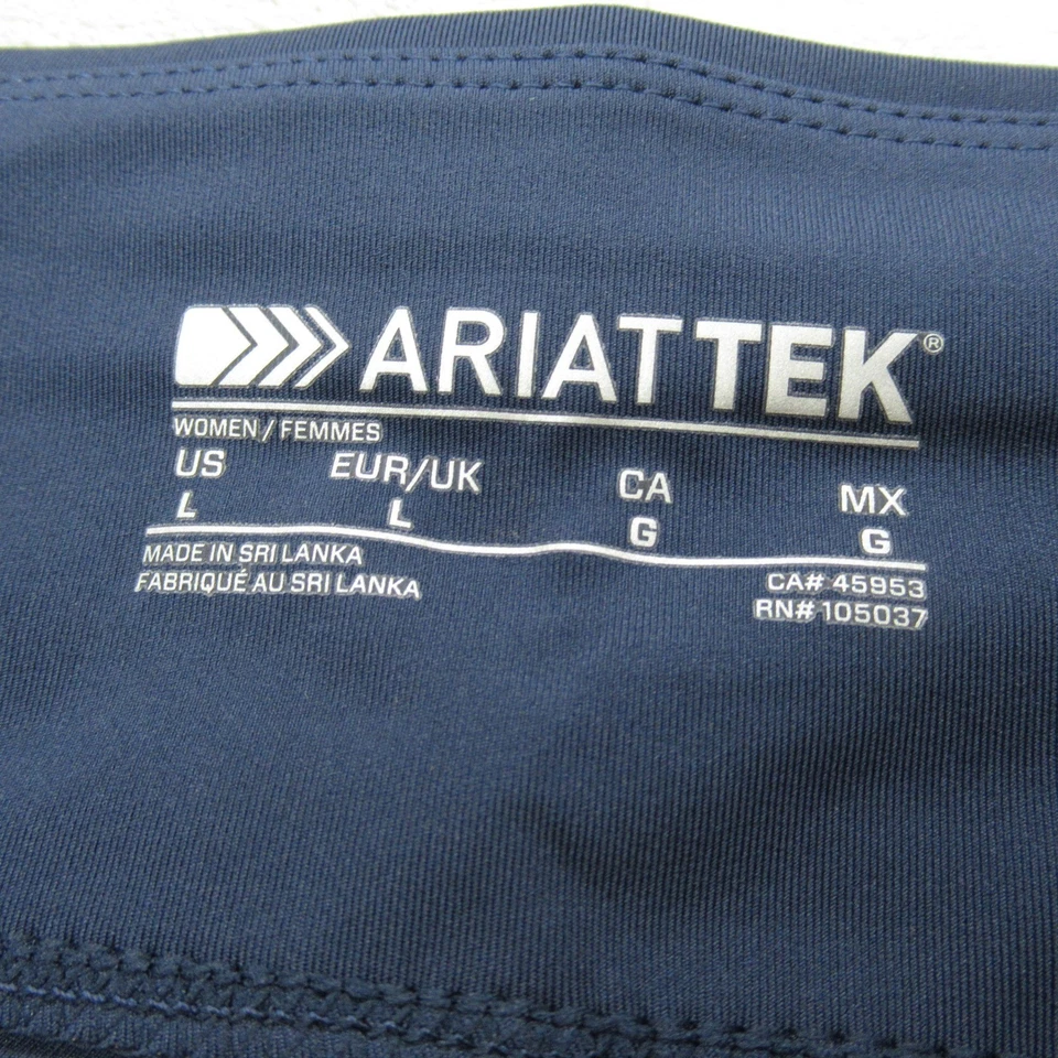 Ariat Tek Leggings Mujer Grandes Azul Marino Bolsillos Pull-On EOS Asiento Completo Apretado 31x27 Foto 4 de 4