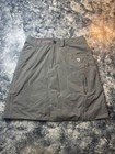 Women's Mountain Hard Wear Gray Stretch Mini Hiking Skirt TgSz 4 — photo 1