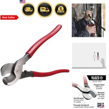 Heavy Duty Cable Cutter for Aluminum Copper Communication Wires 13 Inches