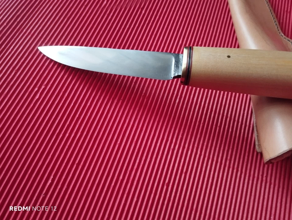 Yakut Messer handgefertigt Jagd Outdoor Sammler Lederscheide Jakuten Knife - Bild 3 von 4
