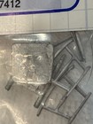 Metal Quaker Rocker Rocking Chair for miniature dollhouse 1/4" New Vintage — photo 2
