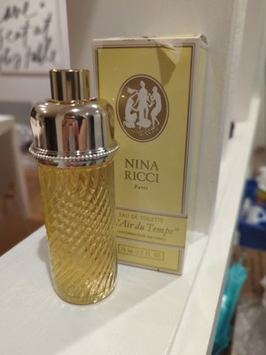 NIB Vintage 2.5 Fl Oz Nina Ricci  L' Air Du Temps  Eau De Toilette Vaporisateur 