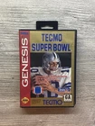 Tecmo Super Bowl Sega Genesis - CIB w/ Manual! Tested + Nice Condition!