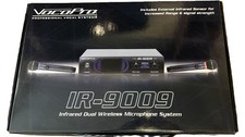 VocoPro IR-9009 Dual Wireless Handheld Microphone System - Excellent Condition