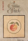 NEW Vintage Singer Counted Cross Stitch Kits Apple & Tomato Vegetables and Fruit — photo 4