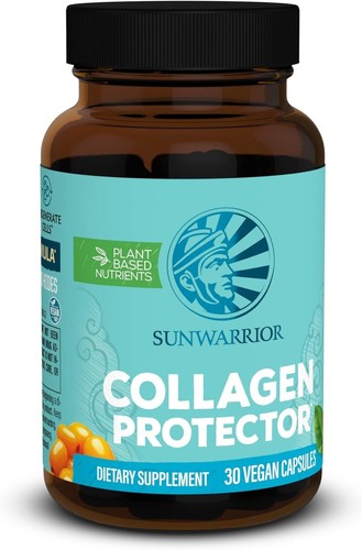 Sunwarrior Collagen Protector-Anti Aging Formula 30 Vegan Capsules Exp. 9/2026