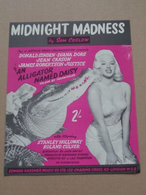 Diana Dors - An Alligator Named Daisy - Filmnoten 1955