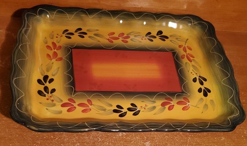 Tabletops Gallery LA PROVINCE 16 1/2" Rectangular tray(s), New with tags, NWT - Picture 4 of 7