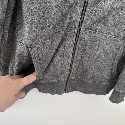 Vintage Polo Ralph Lauren Mens Long Sleeve Hooded Jumper - Grey Full Zip - XL - Picture 8 of 16