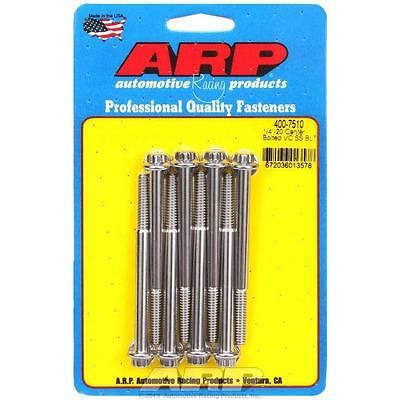 Arp 400-7510, Set of 8 Polished Stainless Steel S/S Valve Cover Bolt Kit 1/4In-2